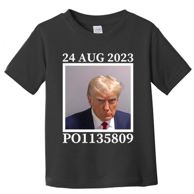 Trump 2024 Mugshot Trump Inmate P01135809 Toddler T-Shirt