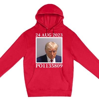 Trump 2024 Mugshot Trump Inmate P01135809 Premium Pullover Hoodie