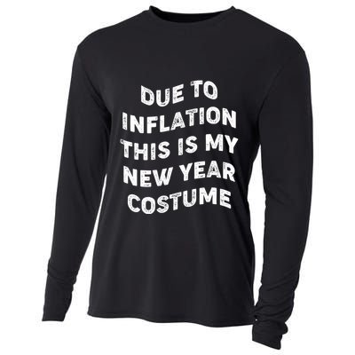 Due To Inflation This Is My New Year Costume Gift Cooling Performance Long Sleeve Crew