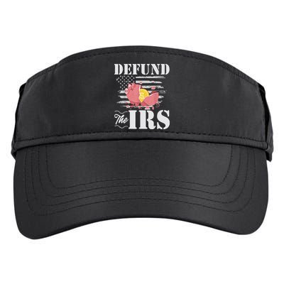 Defund The IRS Funny Freedom Patriotic Political Protest Adult Drive Performance Visor