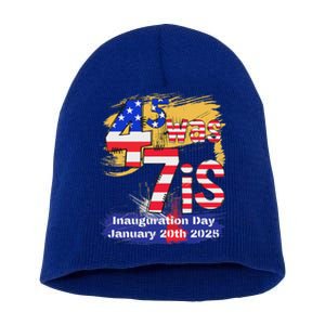 Donald Trump Inauguration Day 2025 47th Short Acrylic Beanie