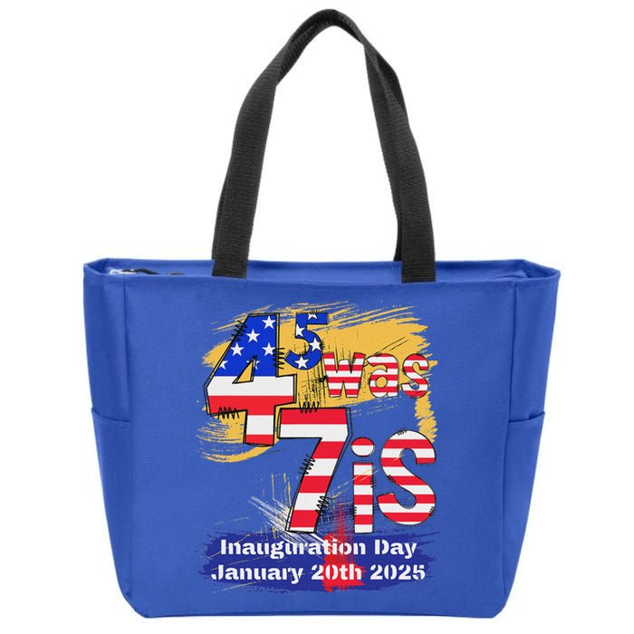 Donald Trump Inauguration Day 2025 47th Zip Tote Bag