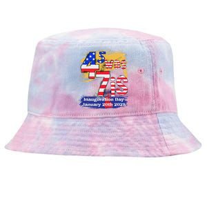 Donald Trump Inauguration Day 2025 47th Tie-Dyed Bucket Hat