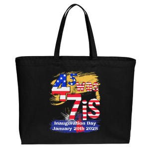 Donald Trump Inauguration Day 2025 47th Cotton Canvas Jumbo Tote