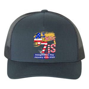 Donald Trump Inauguration Day 2025 47th Yupoong Adult 5-Panel Trucker Hat