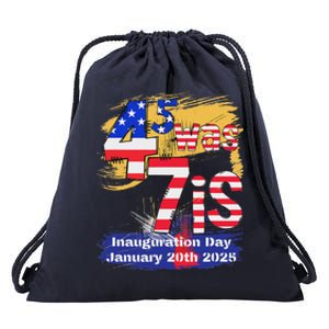 Donald Trump Inauguration Day 2025 47th Drawstring Bag