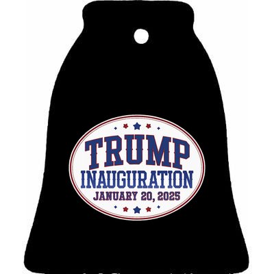 Donald Trump Inauguration Day 2025 Ceramic Bell Ornament