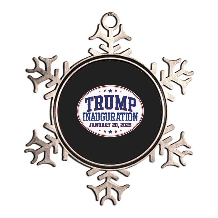 Donald Trump Inauguration Day 2025 Metallic Star Ornament