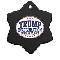 Donald Trump Inauguration Day 2025 Ceramic Star Ornament