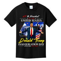 Donald Trump Inauguration Day 2025 47th President Kids T-Shirt