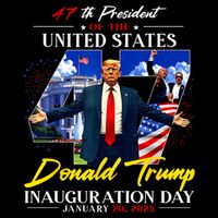 Donald Trump Inauguration Day 2025 47th President Kids T-Shirt