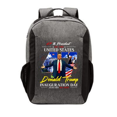 Donald Trump Inauguration Day 2025 47th President Vector Backpack