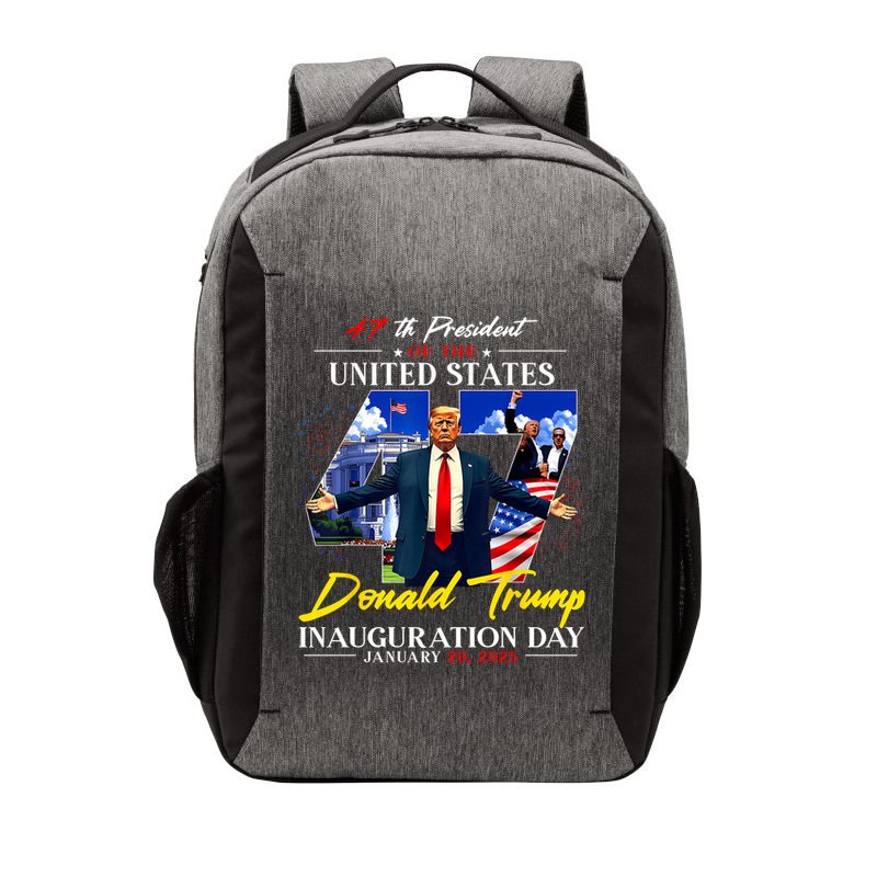 Donald Trump Inauguration Day 2025 47th President Vector Backpack