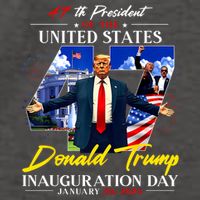 Donald Trump Inauguration Day 2025 47th President Vector Backpack