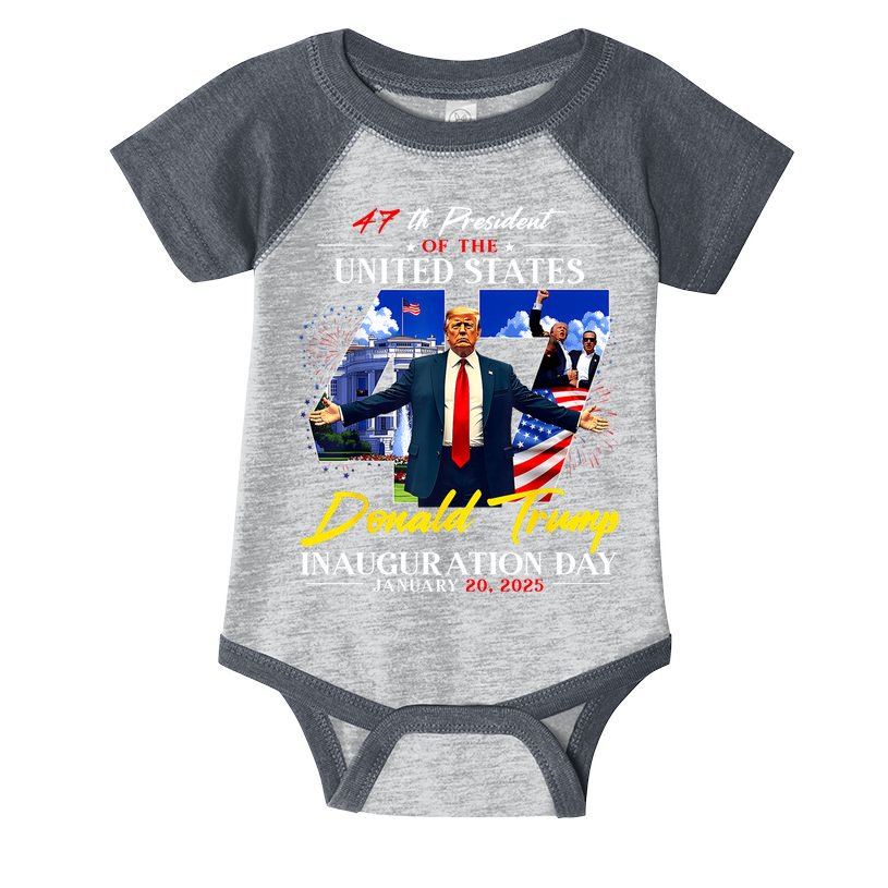 Donald Trump Inauguration Day 2025 47th President Infant Baby Jersey Bodysuit
