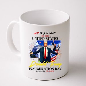 Donald Trump Inauguration Day 2025 47th President Coffee Mug