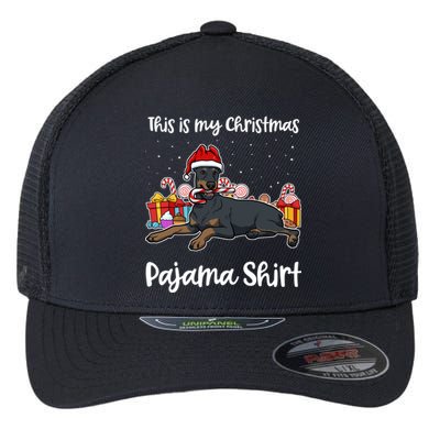 Dober This Is My Christmas Pajama Cute Gift Flexfit Unipanel Trucker Cap