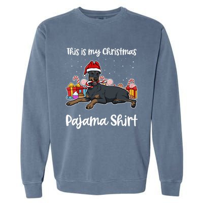 Dober This Is My Christmas Pajama Cute Gift Garment-Dyed Sweatshirt