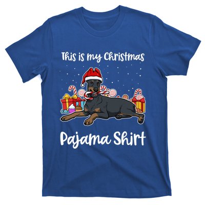 Dober This Is My Christmas Pajama Cute Gift T-Shirt