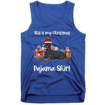 Dober This Is My Christmas Pajama Cute Gift Tank Top