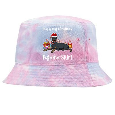 Dober This Is My Christmas Pajama Cute Gift Tie-Dyed Bucket Hat