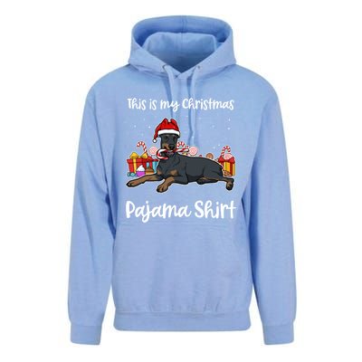 Dober This Is My Christmas Pajama Cute Gift Unisex Surf Hoodie