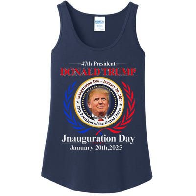 Donald Trump Inauguration Day 2025 47th Usa President Ladies Essential Tank