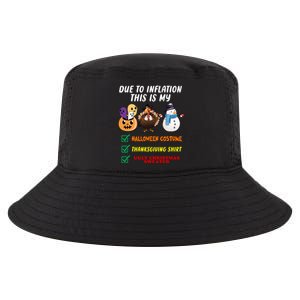 Due To Inflation This Is My Halloween Costume Thanksgiving Christmas Cool Comfort Performance Bucket Hat