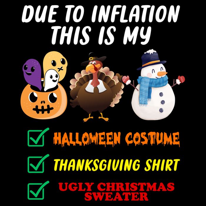 Due To Inflation This Is My Halloween Costume Thanksgiving Christmas Impact Tech Backpack