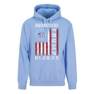 Donald Trump Inauguration Day 2025 47th President Usa Flag Unisex Surf Hoodie