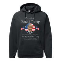 Donald Trump Inauguration Day 2025 47th Usa President Performance Fleece Hoodie