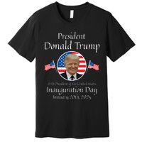 Donald Trump Inauguration Day 2025 47th Usa President Premium T-Shirt