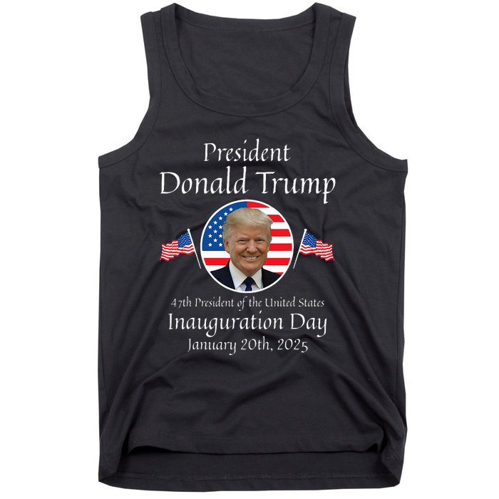 Donald Trump Inauguration Day 2025 47th Usa President Tank Top