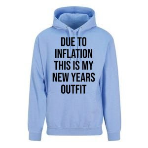 Due To Inflation This Is My New Years Accessories New Year Gift Unisex Surf Hoodie