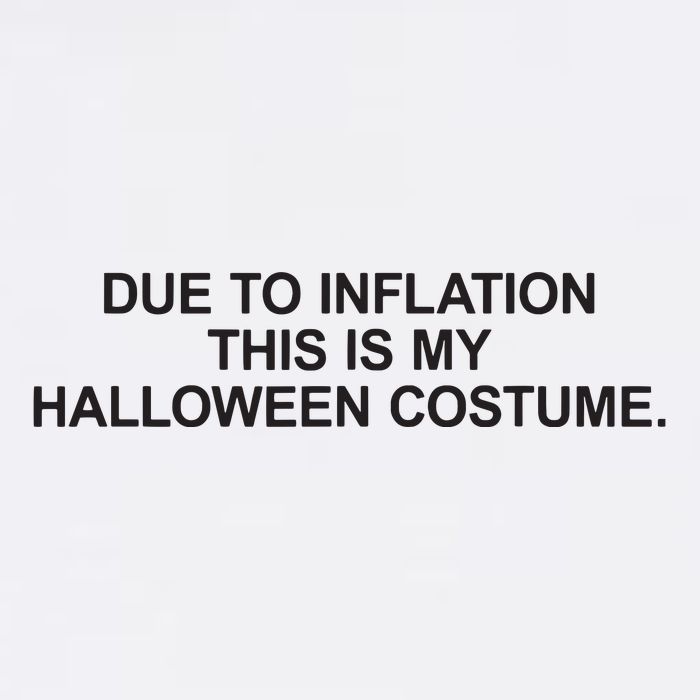 Due To Inflation This Is My Halloween Costume Generic Funny Sustainable Bucket Hat