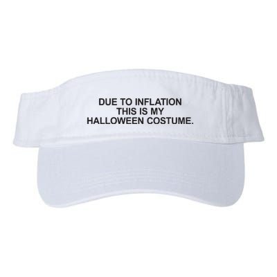 Due To Inflation This Is My Halloween Costume Generic Funny Visor