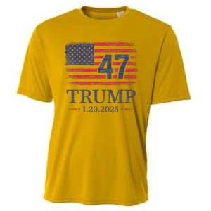 Donald Trump Inauguration Day 2025 47th President 47 Cooling Performance Crew T-Shirt