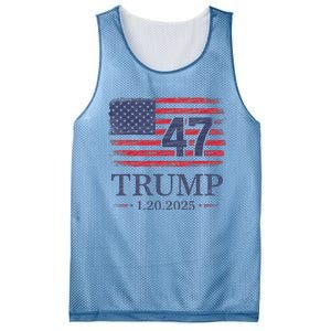 Donald Trump Inauguration Day 2025 47th President 47 Mesh Reversible Basketball Jersey Tank