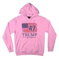 Donald Trump Inauguration Day 2025 47th President 47 Hoodie