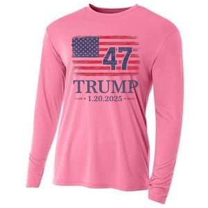 Donald Trump Inauguration Day 2025 47th President 47 Cooling Performance Long Sleeve Crew