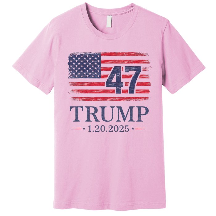 Donald Trump Inauguration Day 2025 47th President 47 Premium T-Shirt