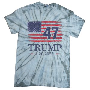 Donald Trump Inauguration Day 2025 47th President 47 Tie-Dye T-Shirt