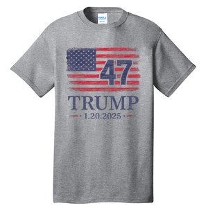 Donald Trump Inauguration Day 2025 47th President 47 Tall T-Shirt