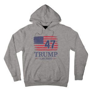 Donald Trump Inauguration Day 2025 47th President 47 Tall Hoodie