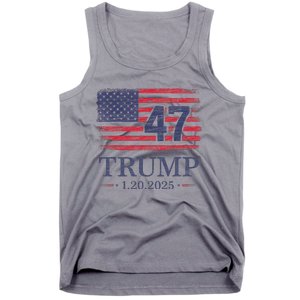 Donald Trump Inauguration Day 2025 47th President 47 Tank Top