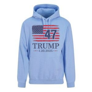 Donald Trump Inauguration Day 2025 47th President 47 Unisex Surf Hoodie