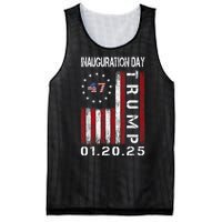 Donald Trump Inauguration Day 2025 47th President Usa Flag Mesh Reversible Basketball Jersey Tank