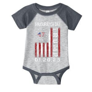 Donald Trump Inauguration Day 2025 47th President Usa Flag Infant Baby Jersey Bodysuit