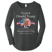 Donald Trump Inauguration Day 2025 47th Usa President Women's Perfect Tri Tunic Long Sleeve Shirt