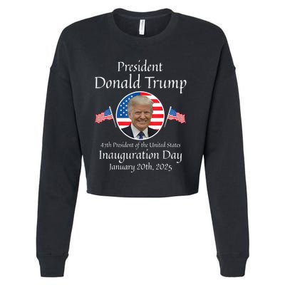 Donald Trump Inauguration Day 2025 47th Usa President Cropped Pullover Crew